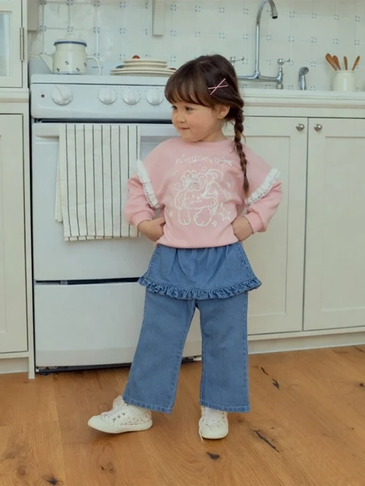 Denim Skirt Cover Pants Denim Skirt Cover Pants