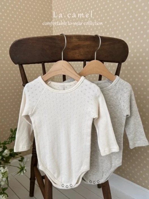 Vanilla Eyelet Suit