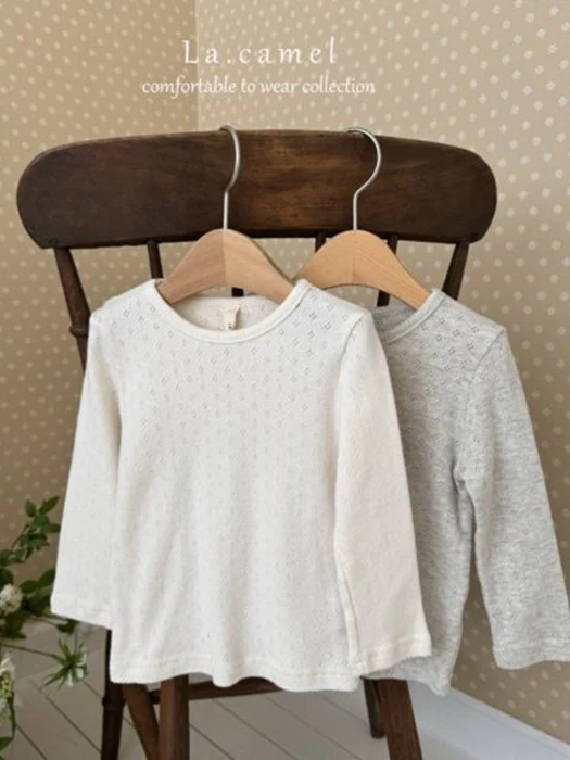 Vanilla Eyelet Tee