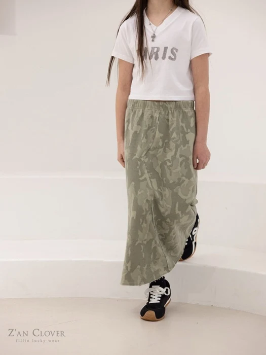 Camo Long Skirt Camo Long Skirt
