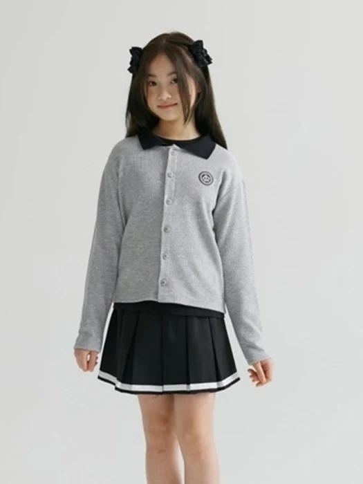 Ribbed Collar Cardigan Ribbed Collar Cardigan