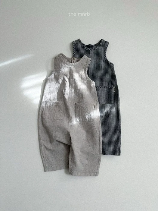 Modern Check Overalls
