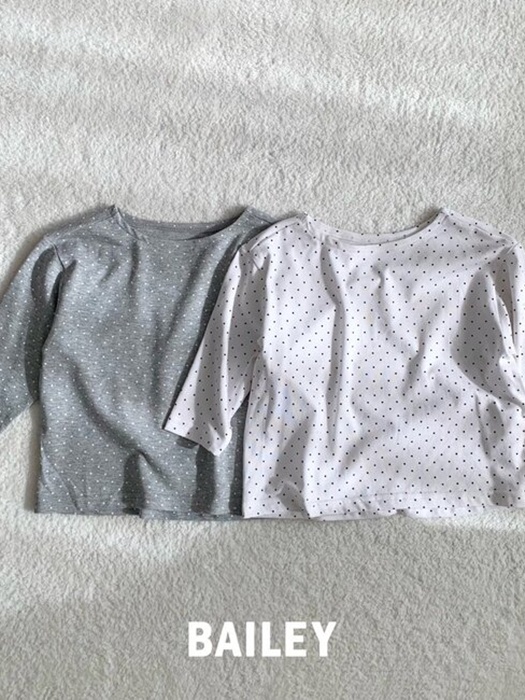 Polka Dot Boat-Neck Tee Polka Dot Boat-Neck Tee