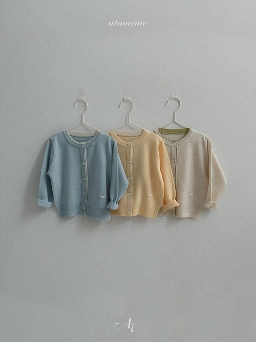 Color Neck Knit Cardigan