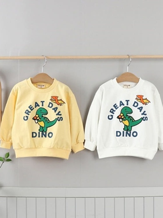 Embroidered Dino Tee Embroidered Dino Tee