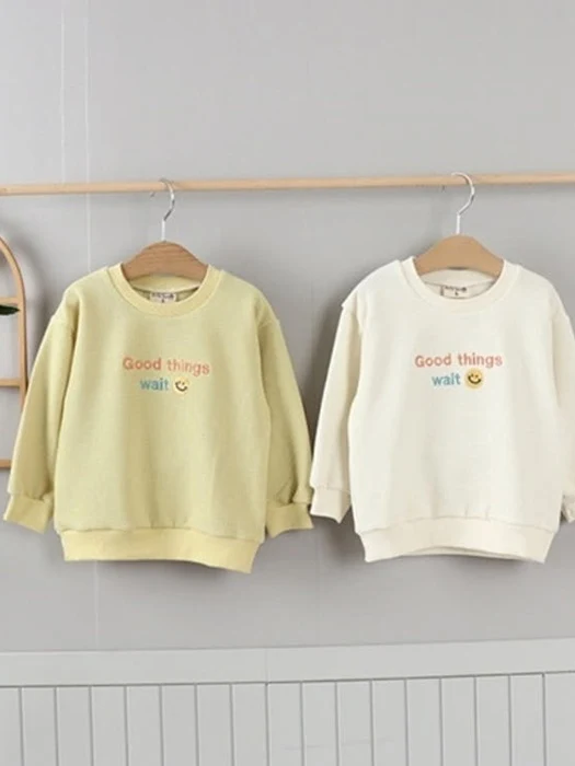 Embossed Smile Embroidered Tee Embossed Smile Embroidered Tee