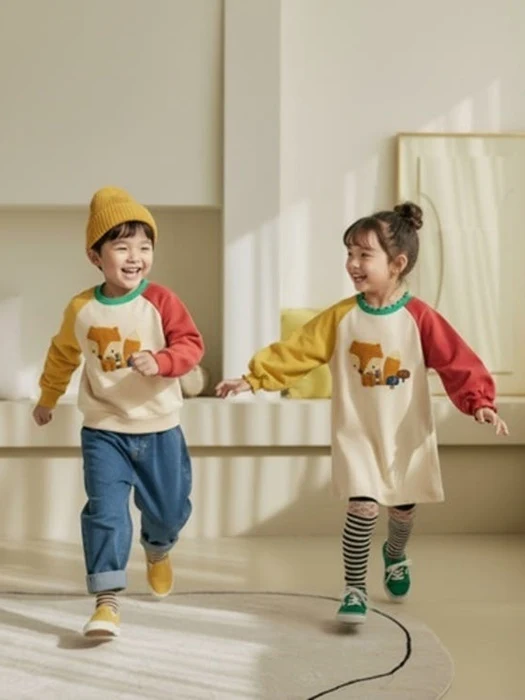 Bouclé Squirrel One-piece