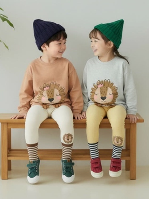 Ribbed Lion Leggings Ribbed Lion Leggings