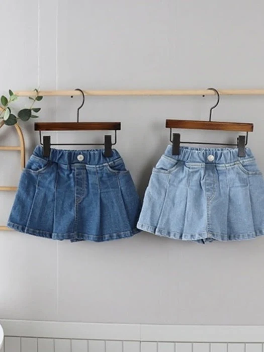Span Denim Skort Span Denim Skort