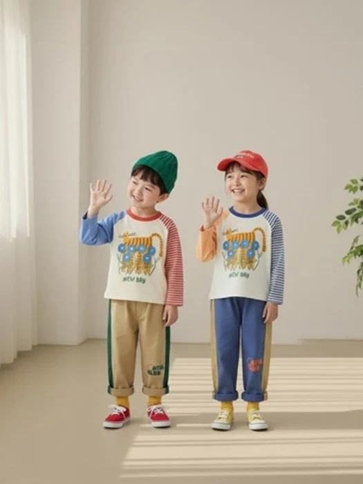 Color-Block Span Pants Color-Block Span Pants