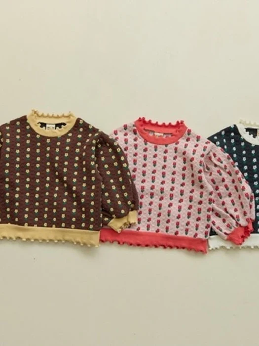 Jacquard Sweatshirt Tee Jacquard Sweatshirt Tee