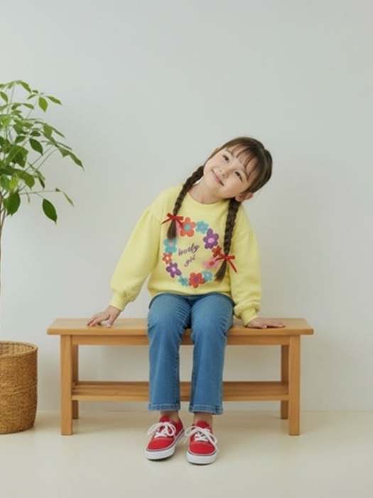 Puff Print Flower Tee Puff Print Flower Tee