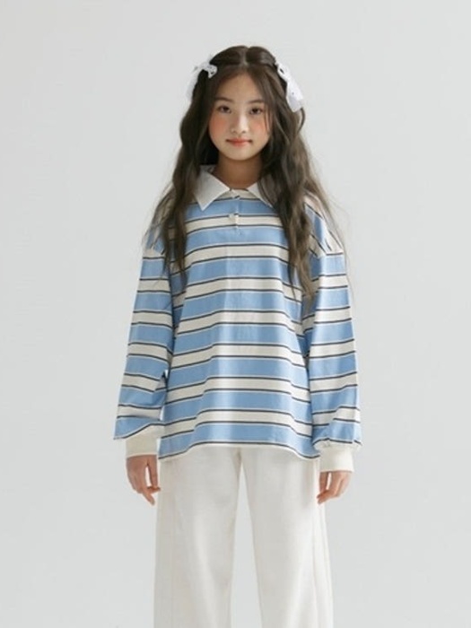 Striped Collared Tee Striped Collared Tee