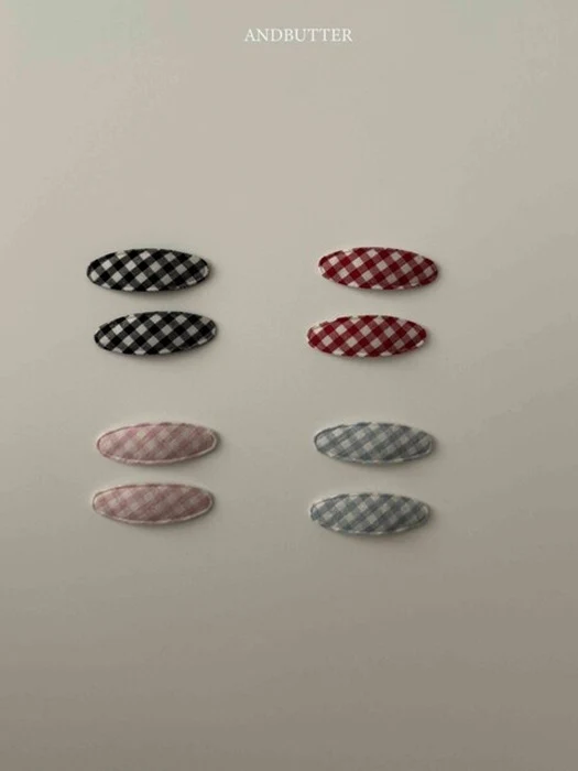 Round Check Hair Pin