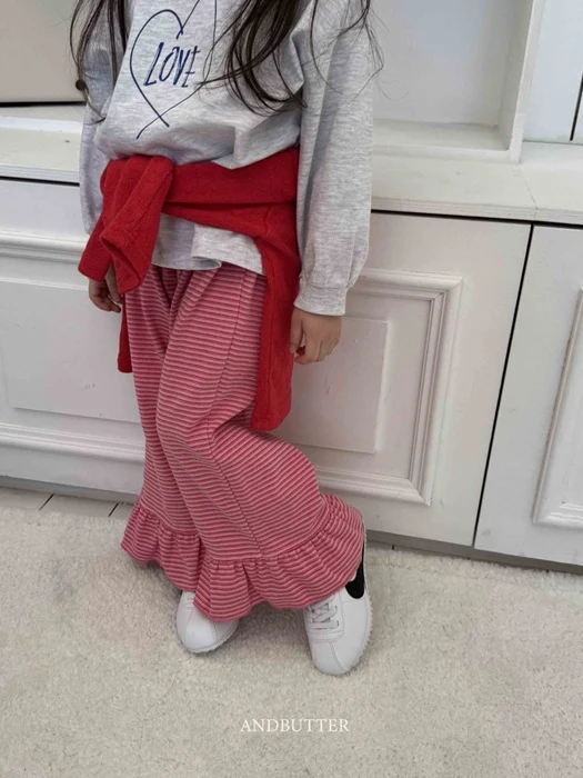 Frill Bootcut Pants