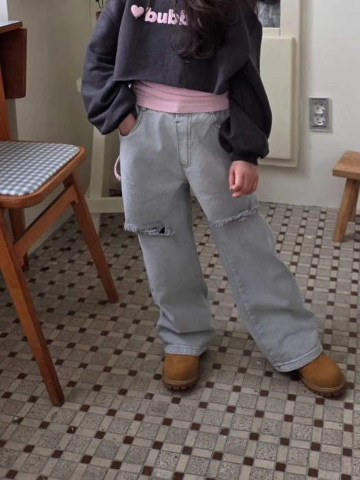 Ripped Denim Pants