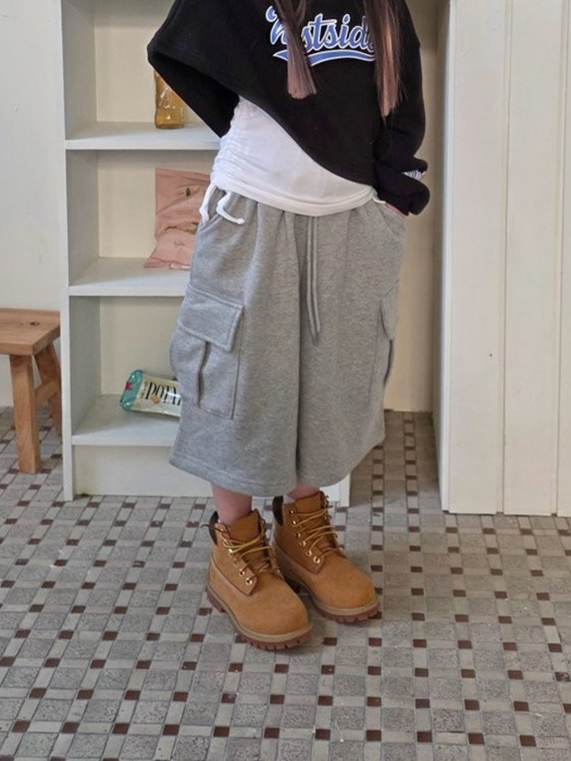 Wide Bermuda Pants