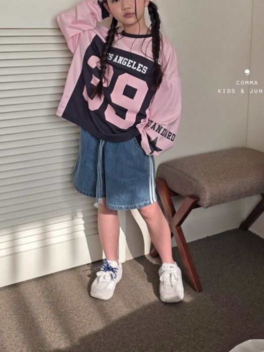Double Line Denim Pants Double Line Denim Pants