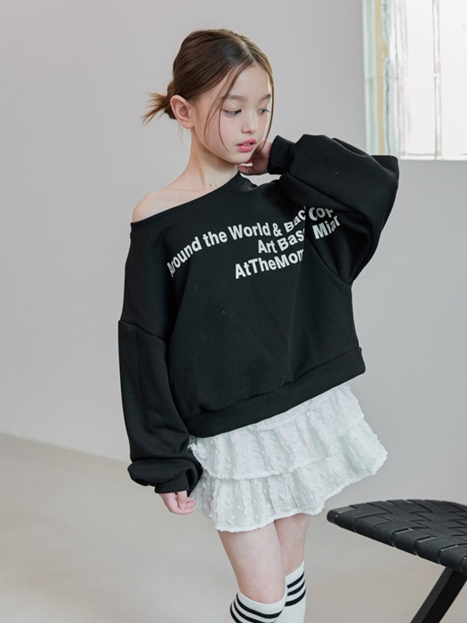 Off-Shoulder Sweatshirt