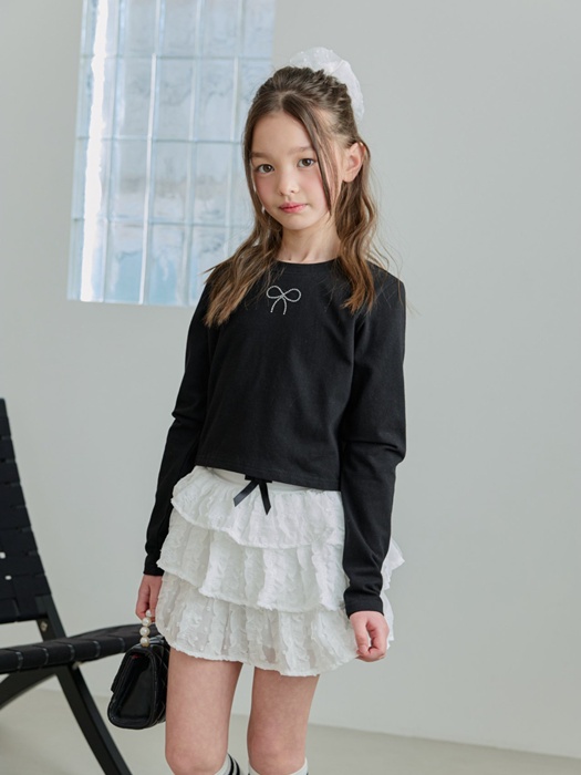 Ribbon Hotfix Crop Tee
