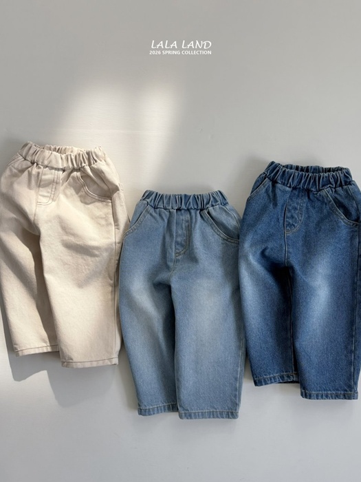 Lala Washed Denim Pants