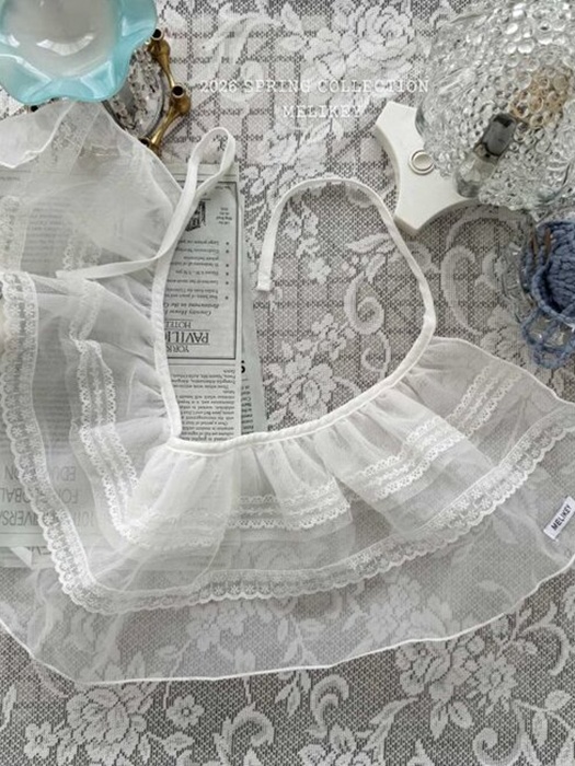 Sheer Lace Apron