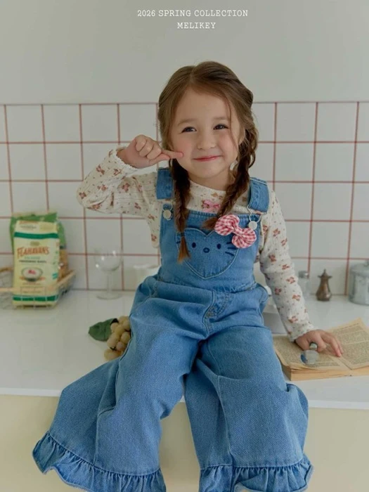 Kitty Overalls (Ribbon Set)