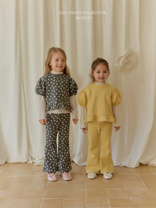 Spring Daisy Bootcut Pants