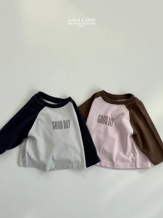 Bebe Good Day Raglan Tee Bebe Good Day Raglan Tee