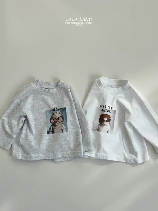 Bebe Animal Ribbed Tee Bebe Animal Ribbed Tee