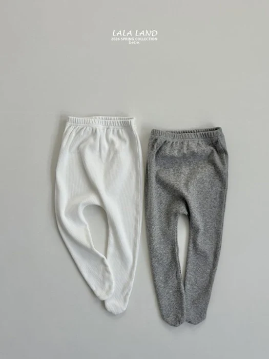 Bebe Cheese Ribbed Footed Leggings