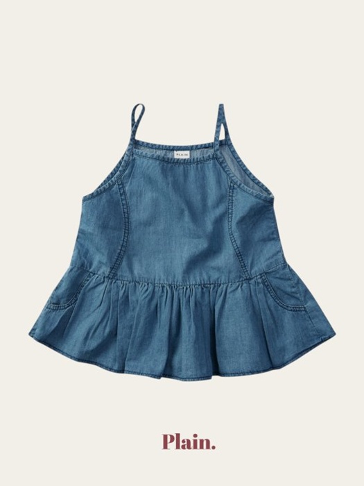 Denim Flare One-piece