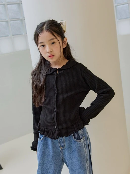 Pleated Flat Collar Tee