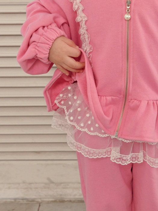Lace Cancan Jogger Pants