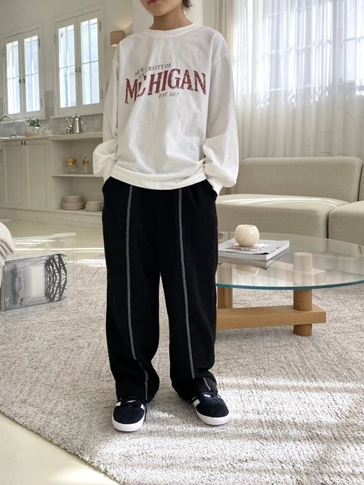 Stitch Color-Block Pants