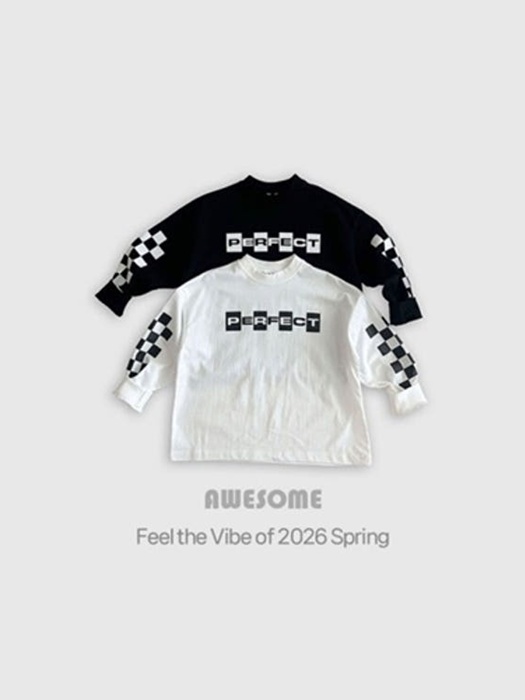 Perfect Check Sleeve Tee Perfect Check Sleeve Tee