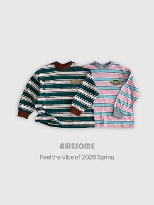 Earth Stripe Ribbed Tee Earth Stripe Ribbed Tee