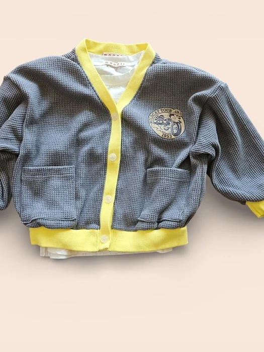 Felix Waffle Cardigan