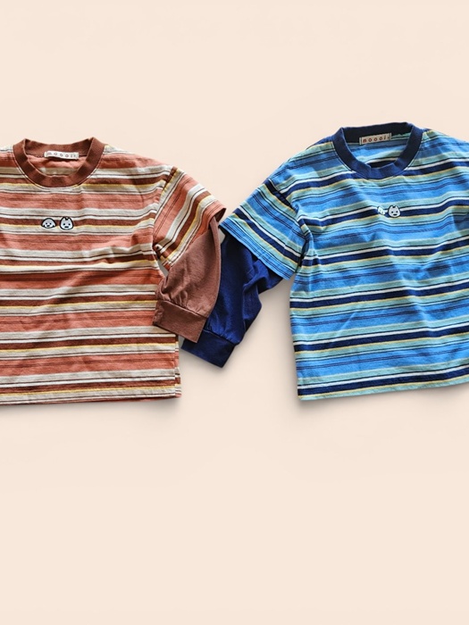 Poppy Stripe Layered Tee Poppy Stripe Layered Tee