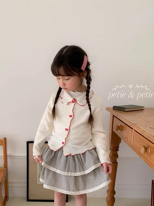 Ribbon Collar Cardigan Ribbon Collar Cardigan