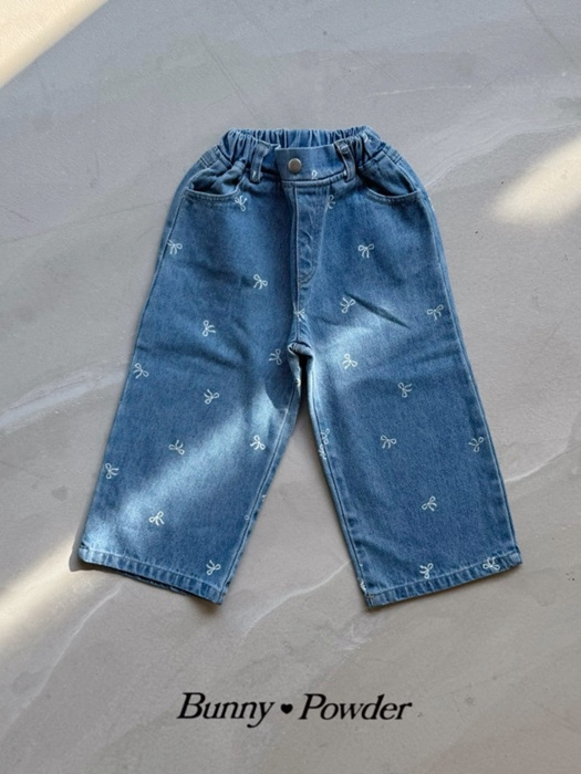 Ribbon Denim Pants Ribbon Denim Pants