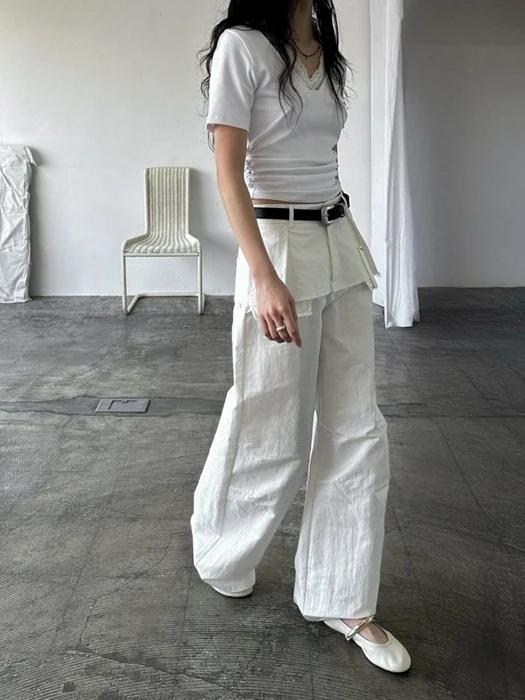 Double Layered Cut Pants Double Layered Cut Pants