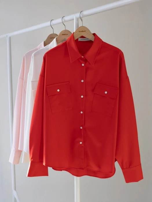 Premium Oversized Pure Essential Pocket Shirt