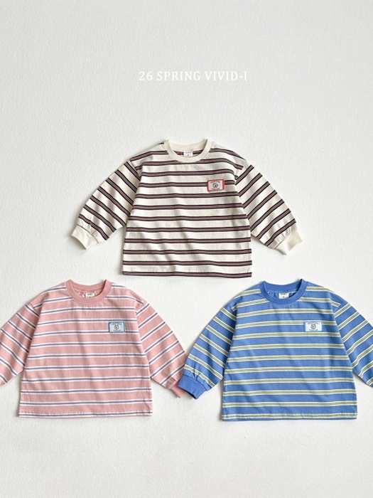 Animal Label Stripe Tee Animal Label Stripe Tee