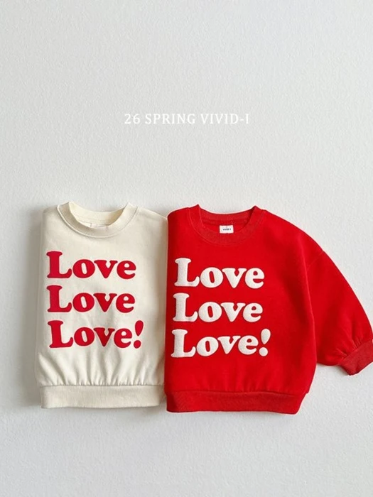 Love Love Love 3D Sweatshirt