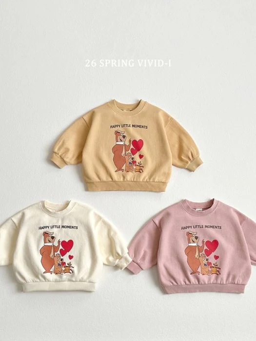 Heart Bear Sweatshirt Heart Bear Sweatshirt
