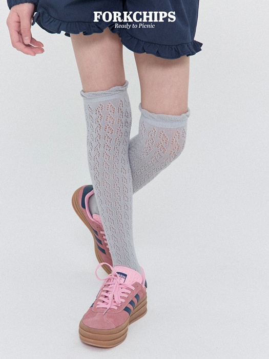 Eyelet Knee Socks Eyelet Knee Socks