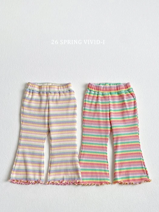 Rainbow Bootcut Pants