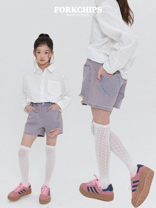 Peach Heart Shorts Peach Heart Shorts