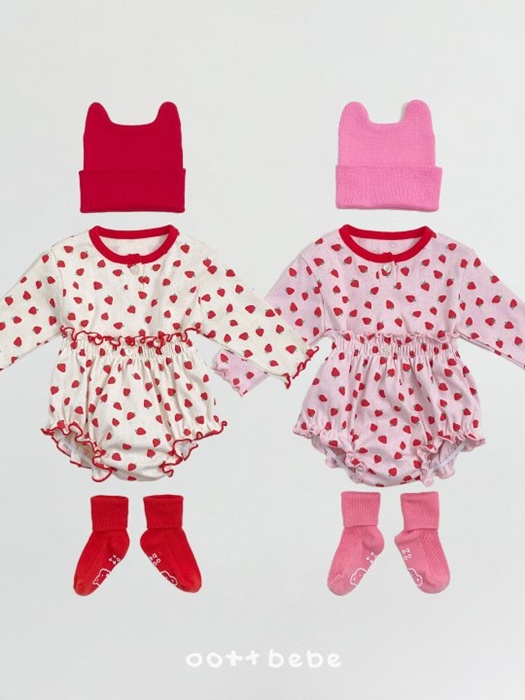 Strawberry Sandwich Bloomer Set Strawberry Sandwich Bloomer Set
